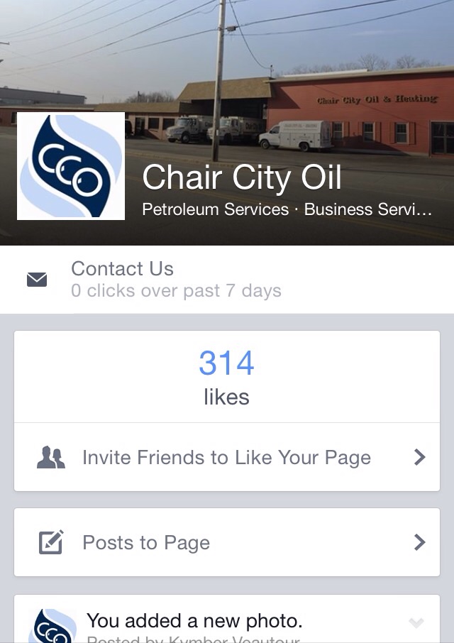 Chair city oil on Facebook Chair City Oil & Heating
